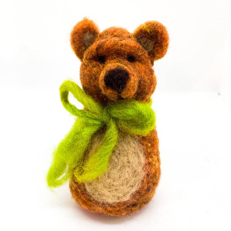 Grizzly Bear Needle Felting Kit