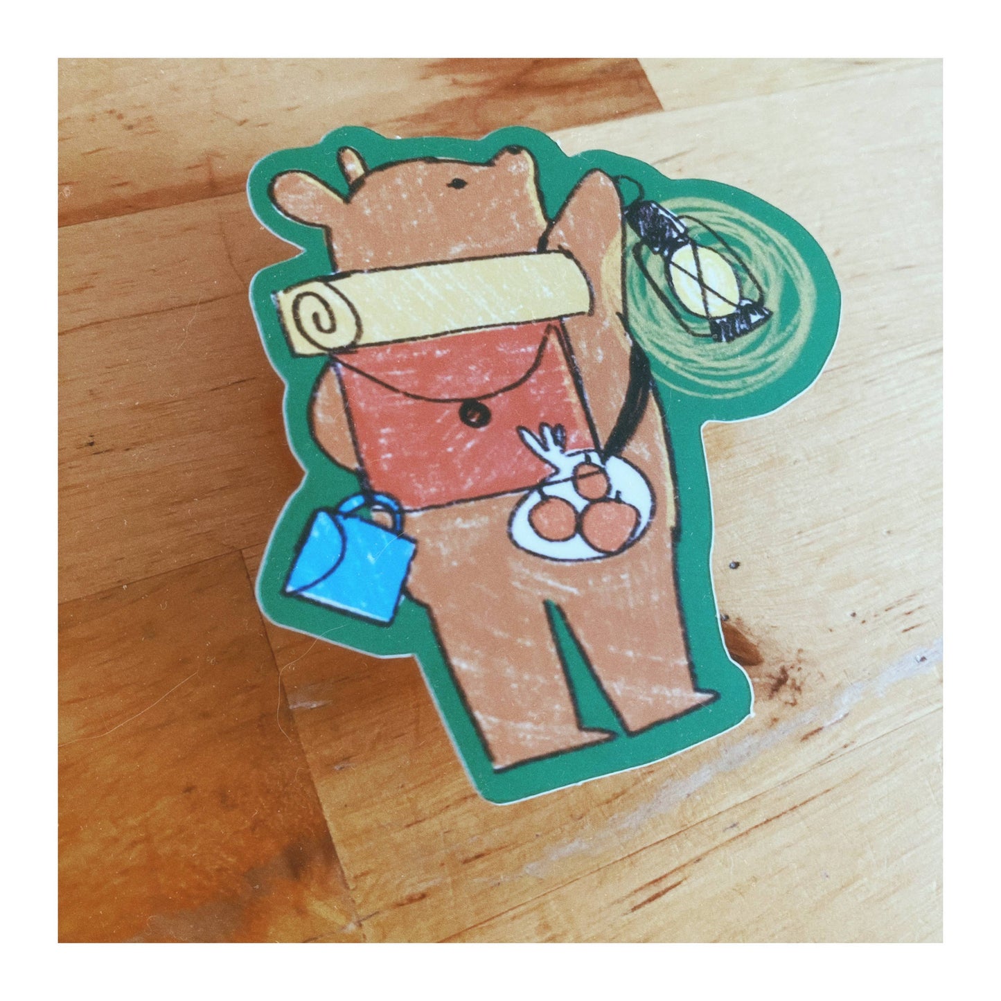 Lantern Bear Sticker