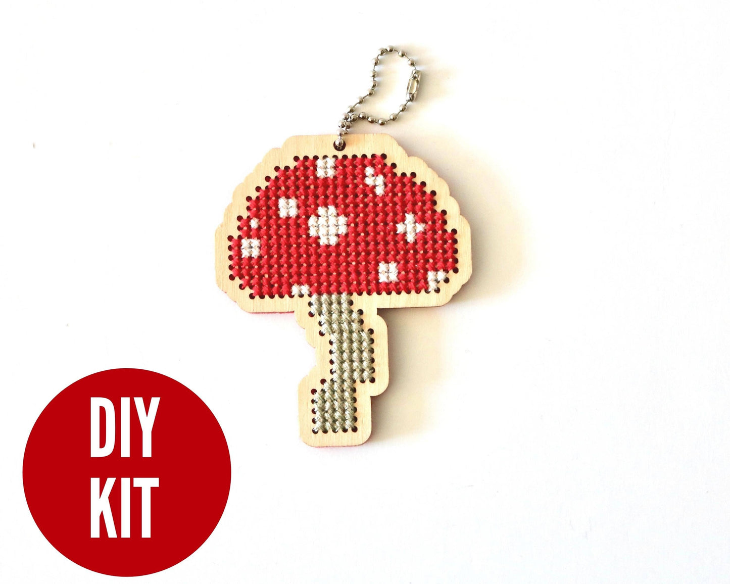 Mushroom Toadstool Cross Stitch Kit