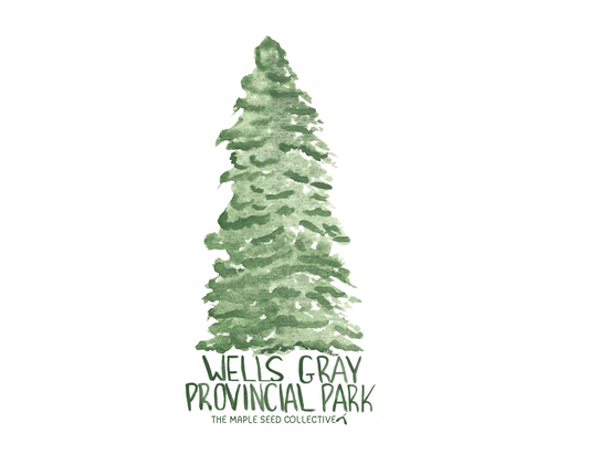 Maple Seed Tree Sticker