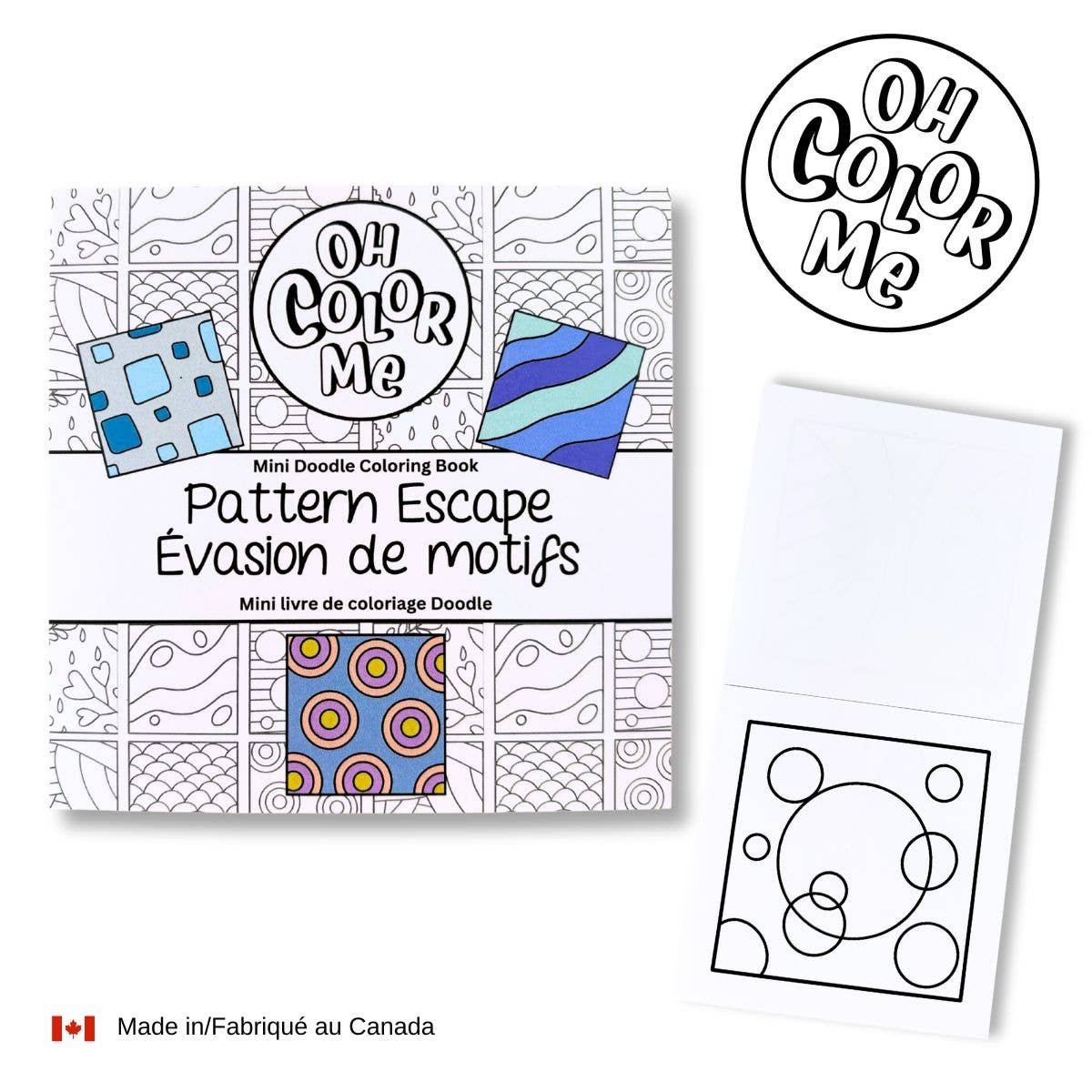 Pattern Escape Mini Coloring Book