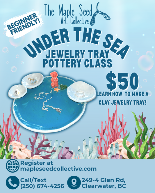 Under the Sea Jewelry Tray Pottery Class
