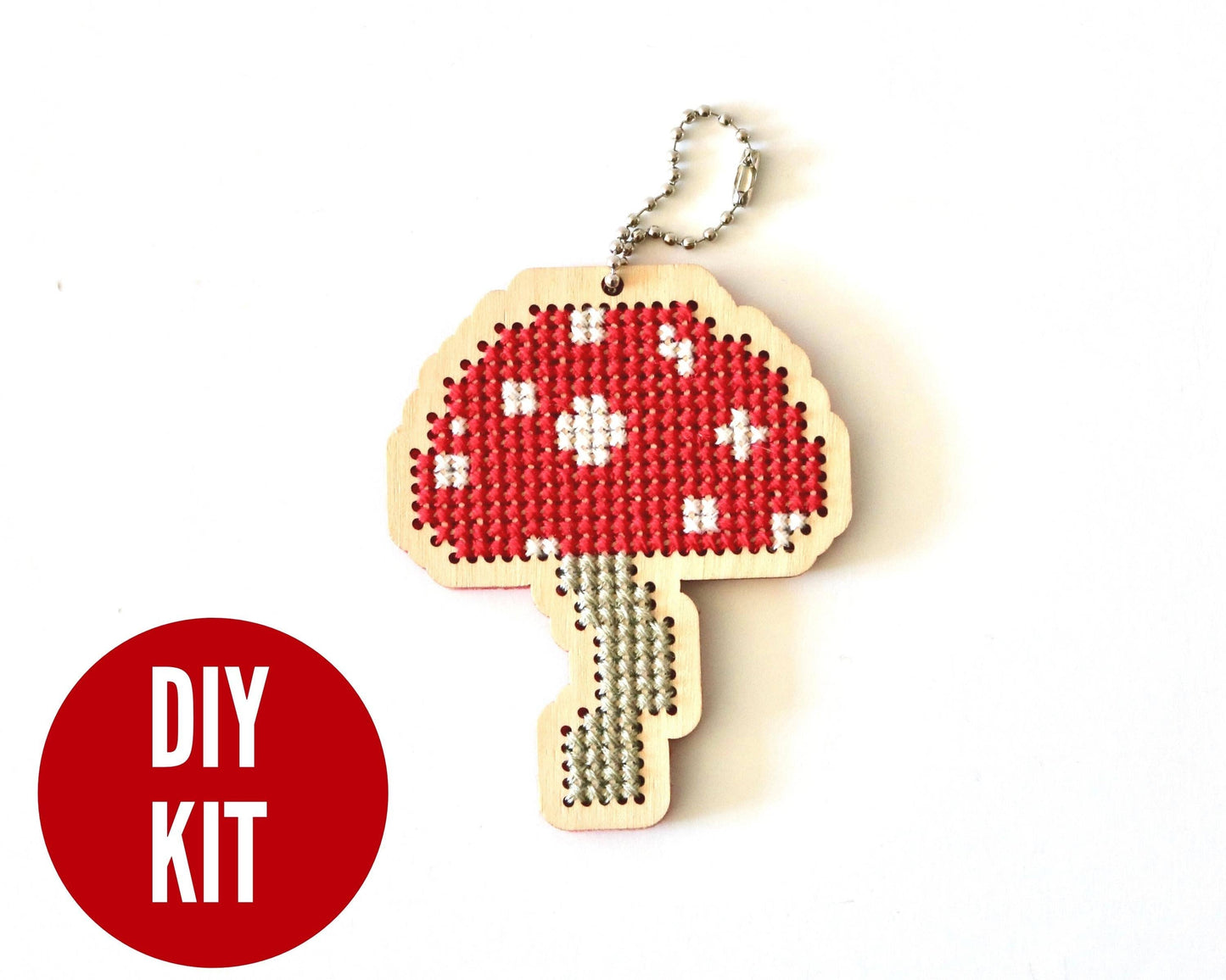 Mushroom Toadstool Cross Stitch Kit