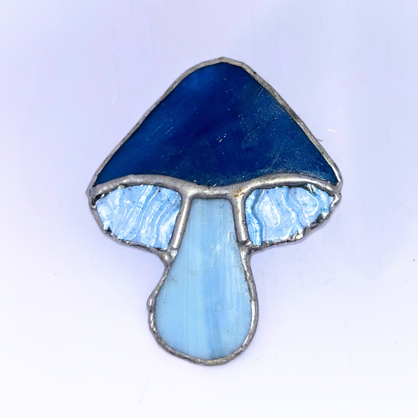 Blue Mushroom Stained Glass