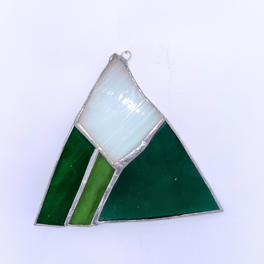 Green Stained Glass Mountain