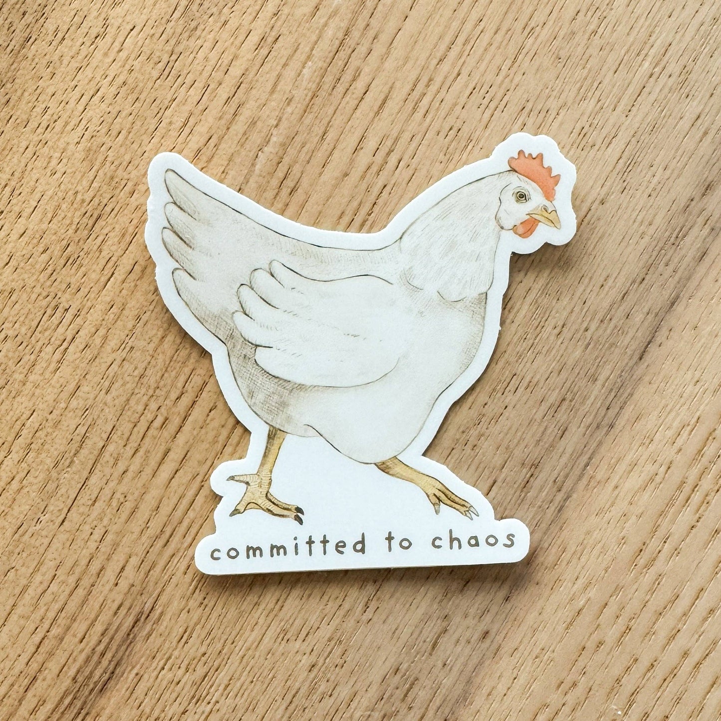 Chaos Chicken Vinyl Sticker