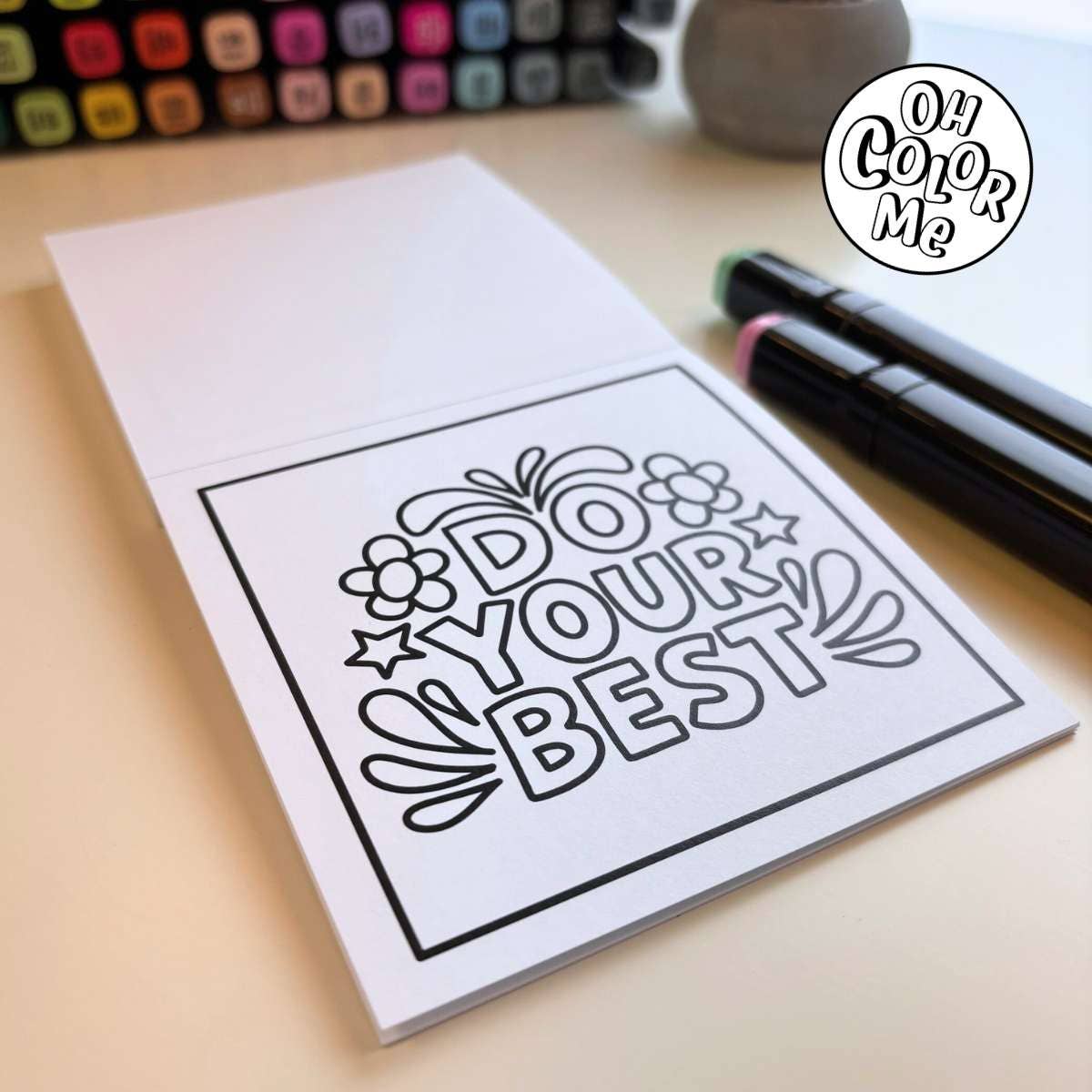 Bookish Mini Coloring Book Display Set, 8 Titles, Gifts