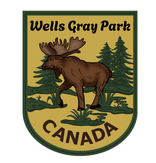Wells Gray Moose Sticker