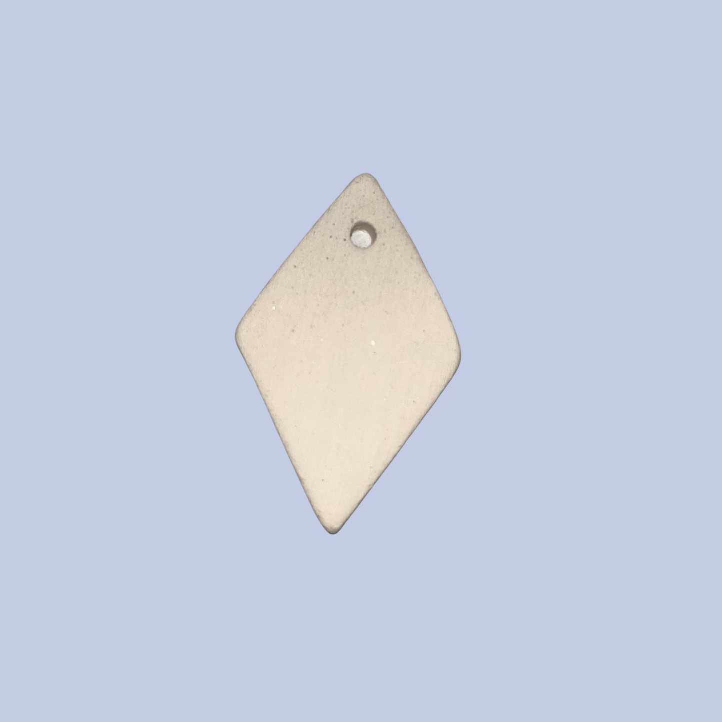 1" Diamond Pendant Ceramic Bisque