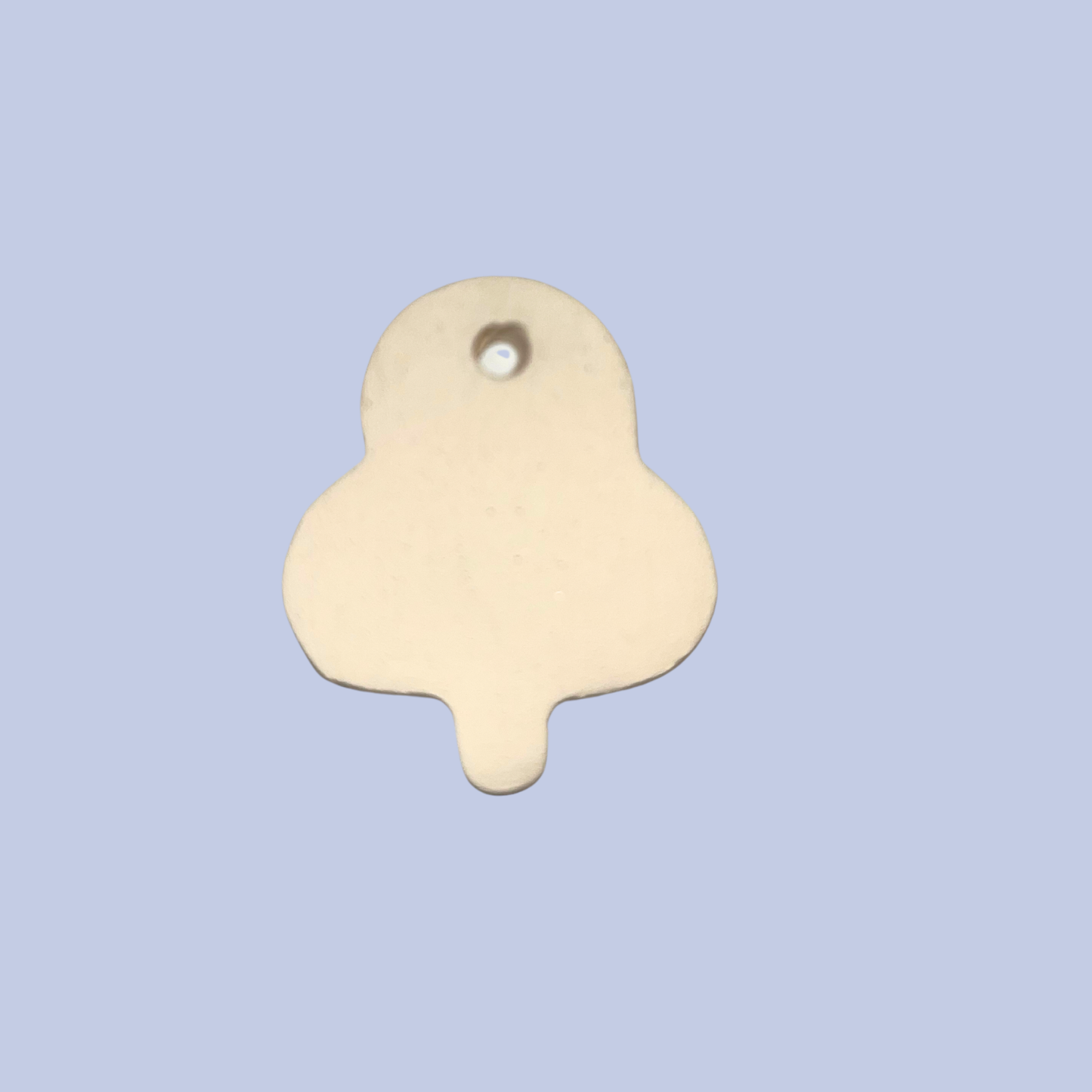 1" Tree Pendant Ceramic Bisque