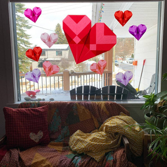 Heart Paper Folding Kit