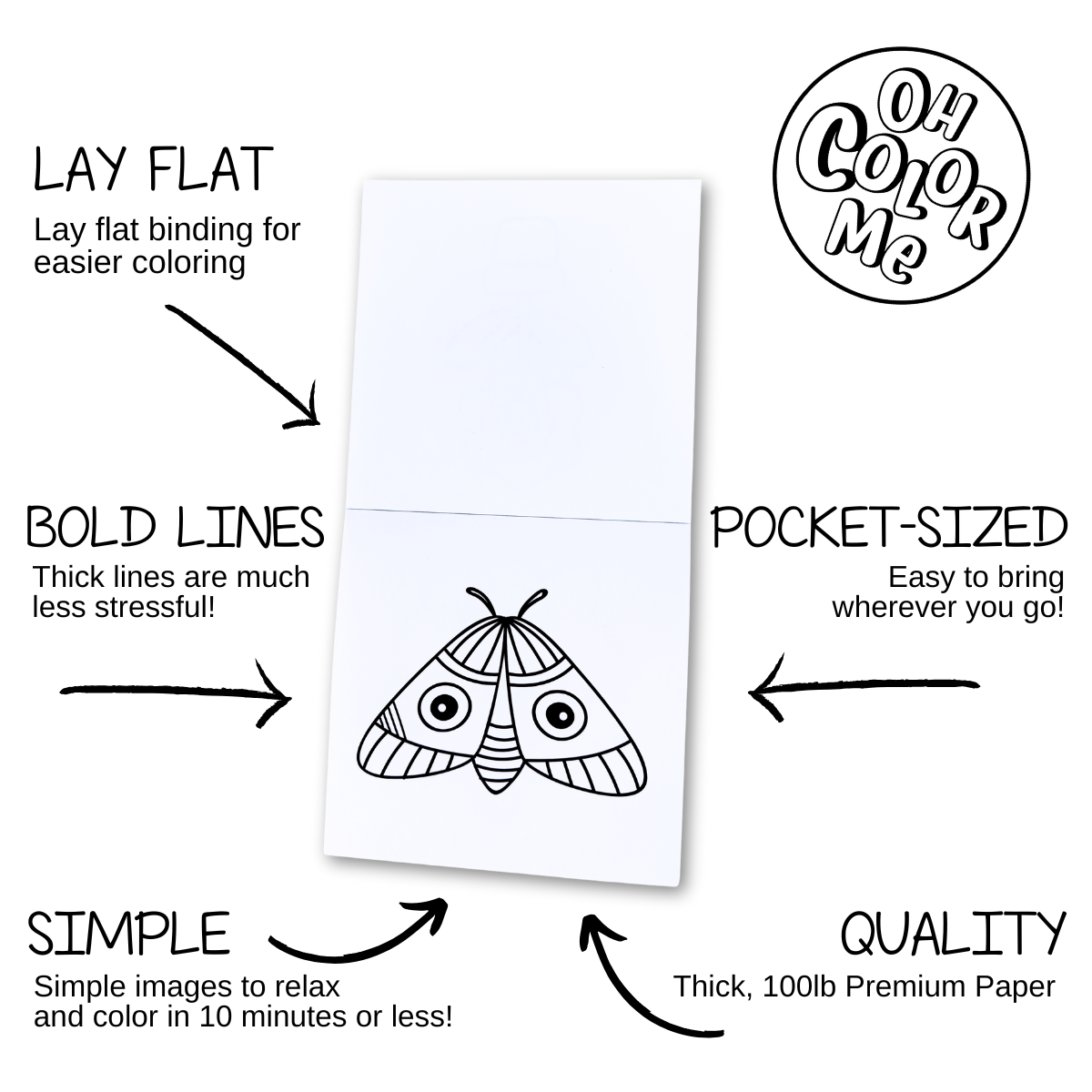 Pattern Escape Mini Coloring Book