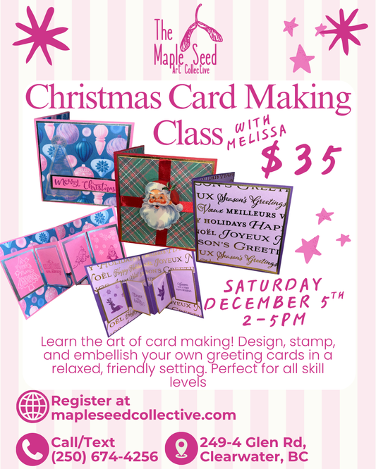 Christmas Card Making Class