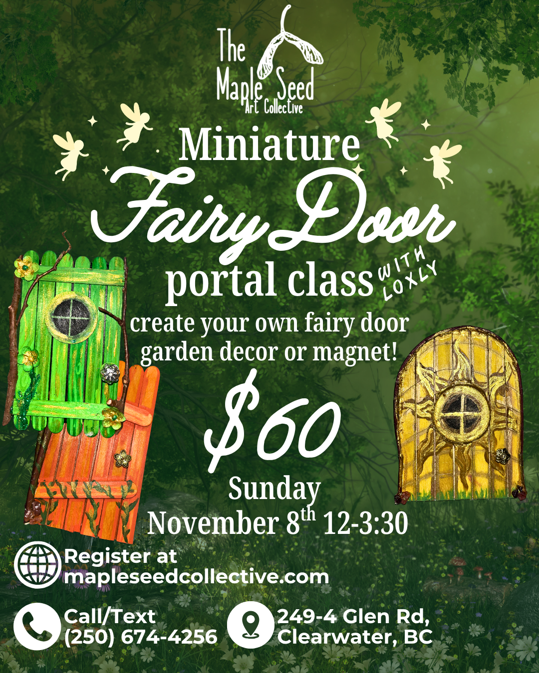 Miniature Fairy Door Portal Class