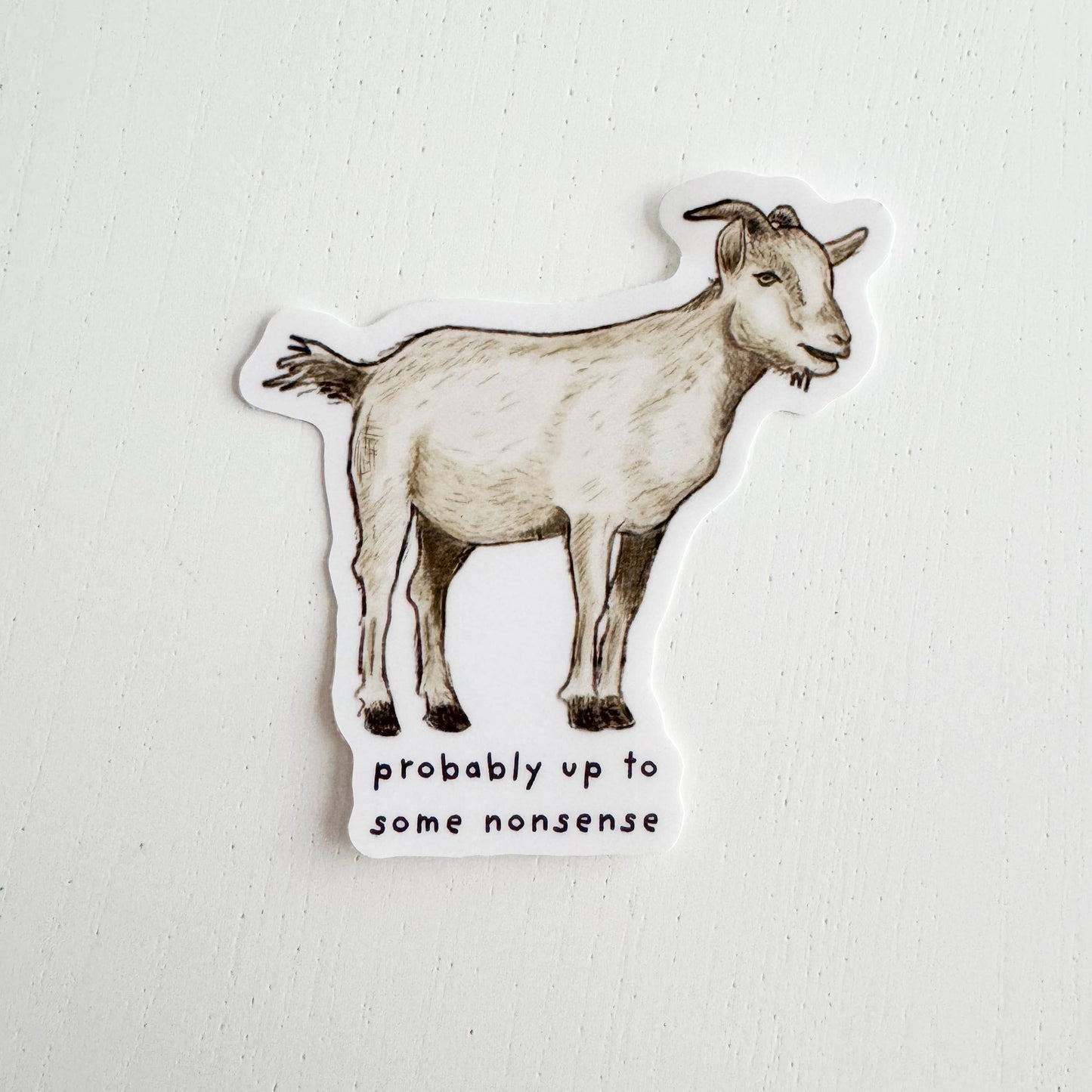 Nonsense Goat Sticker