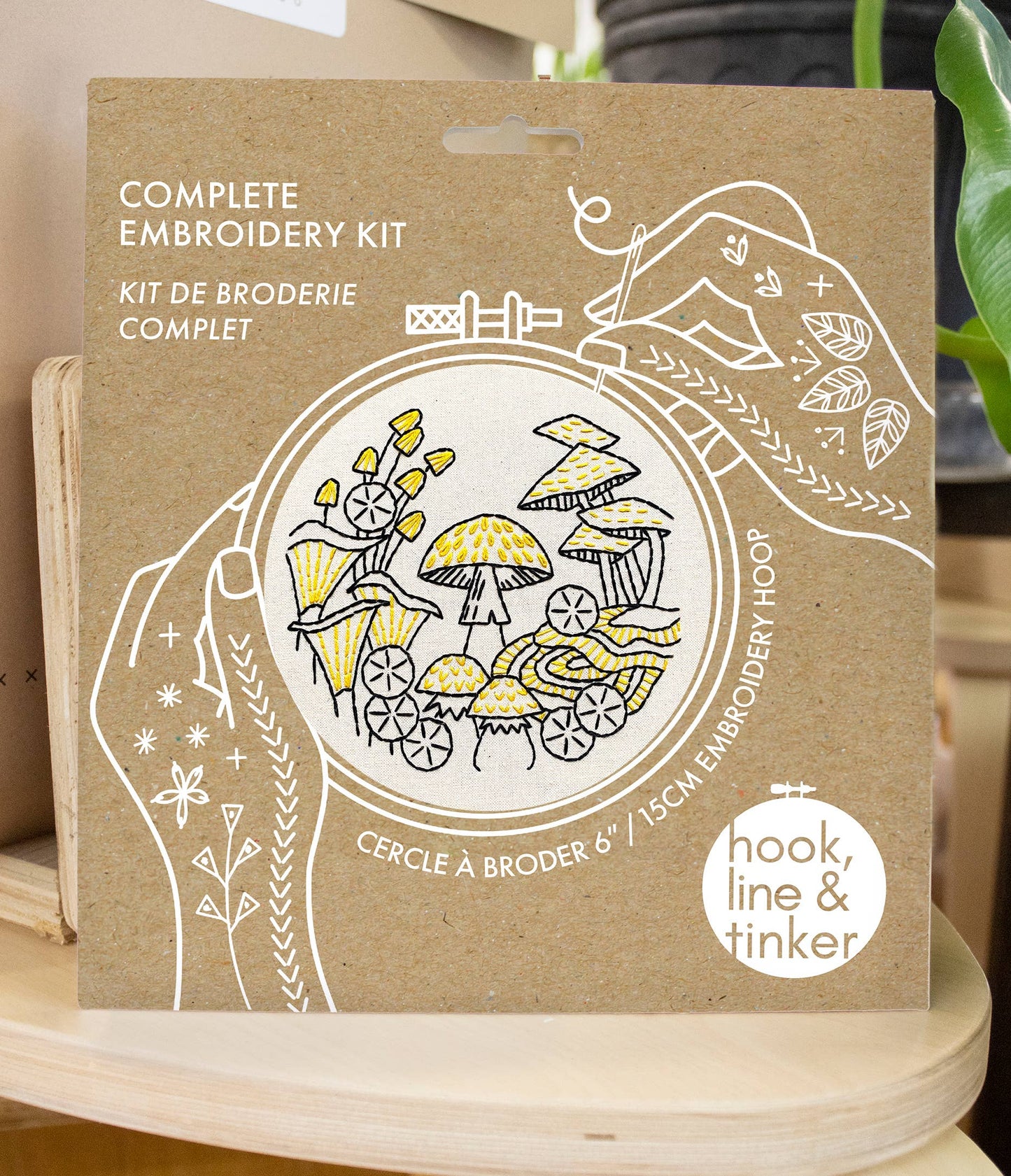 Mushrooms Embroidery Kit