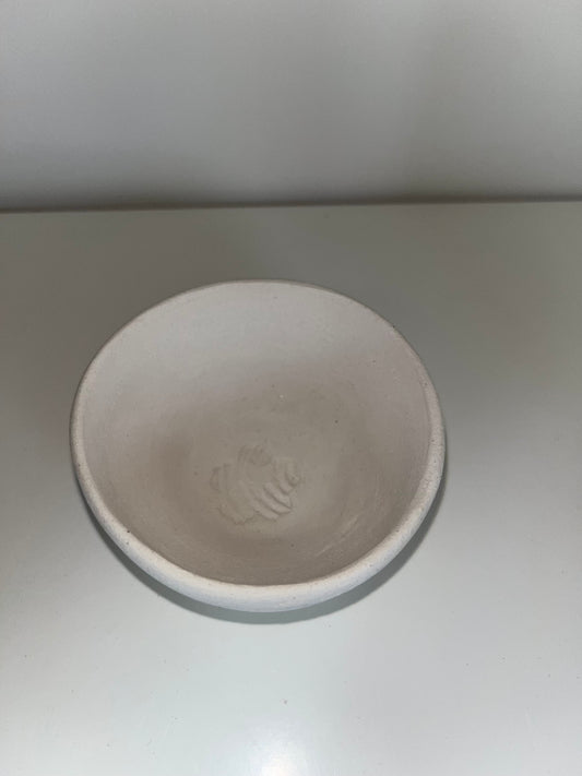 3" Bowl Ceramic Bisque