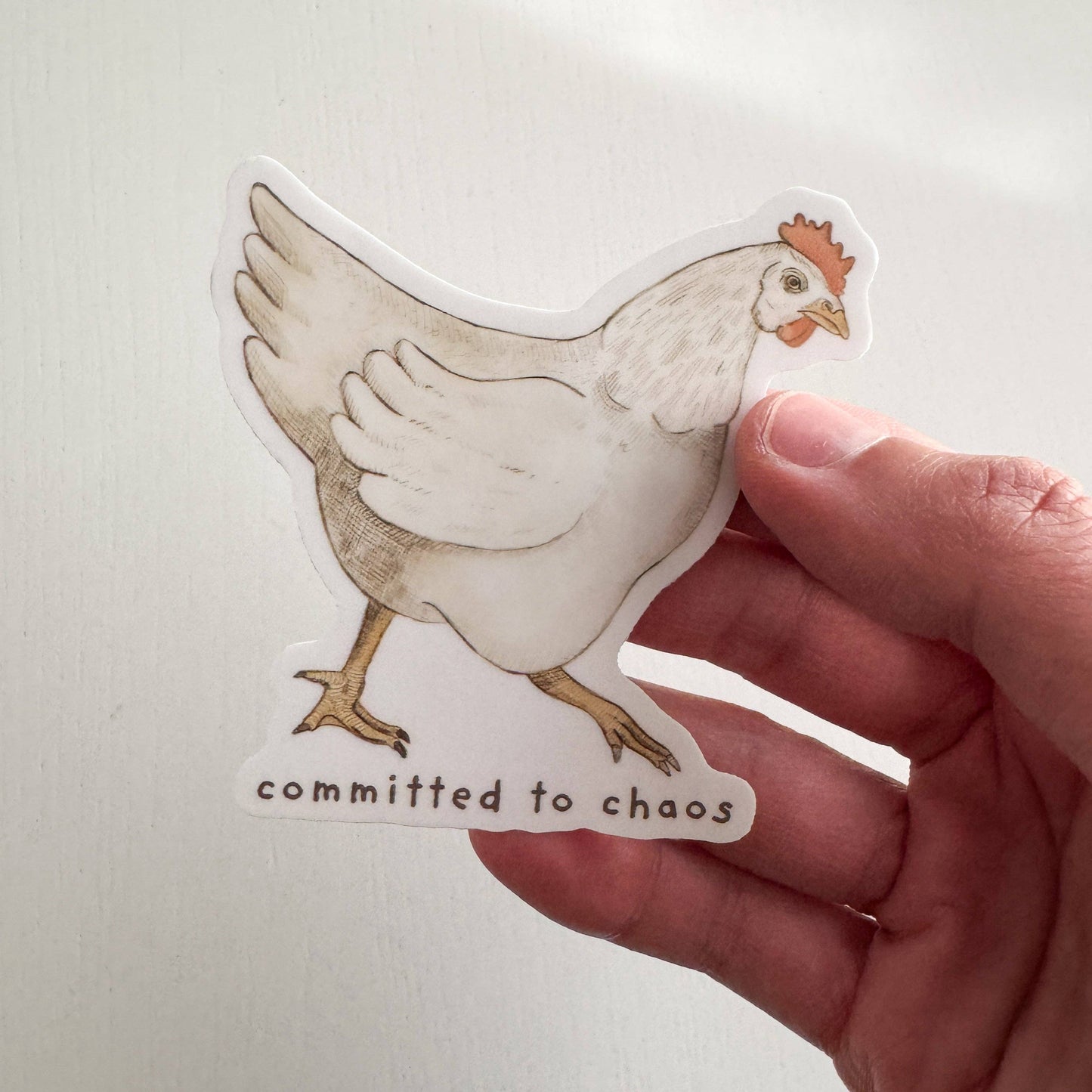 Chaos Chicken Vinyl Sticker