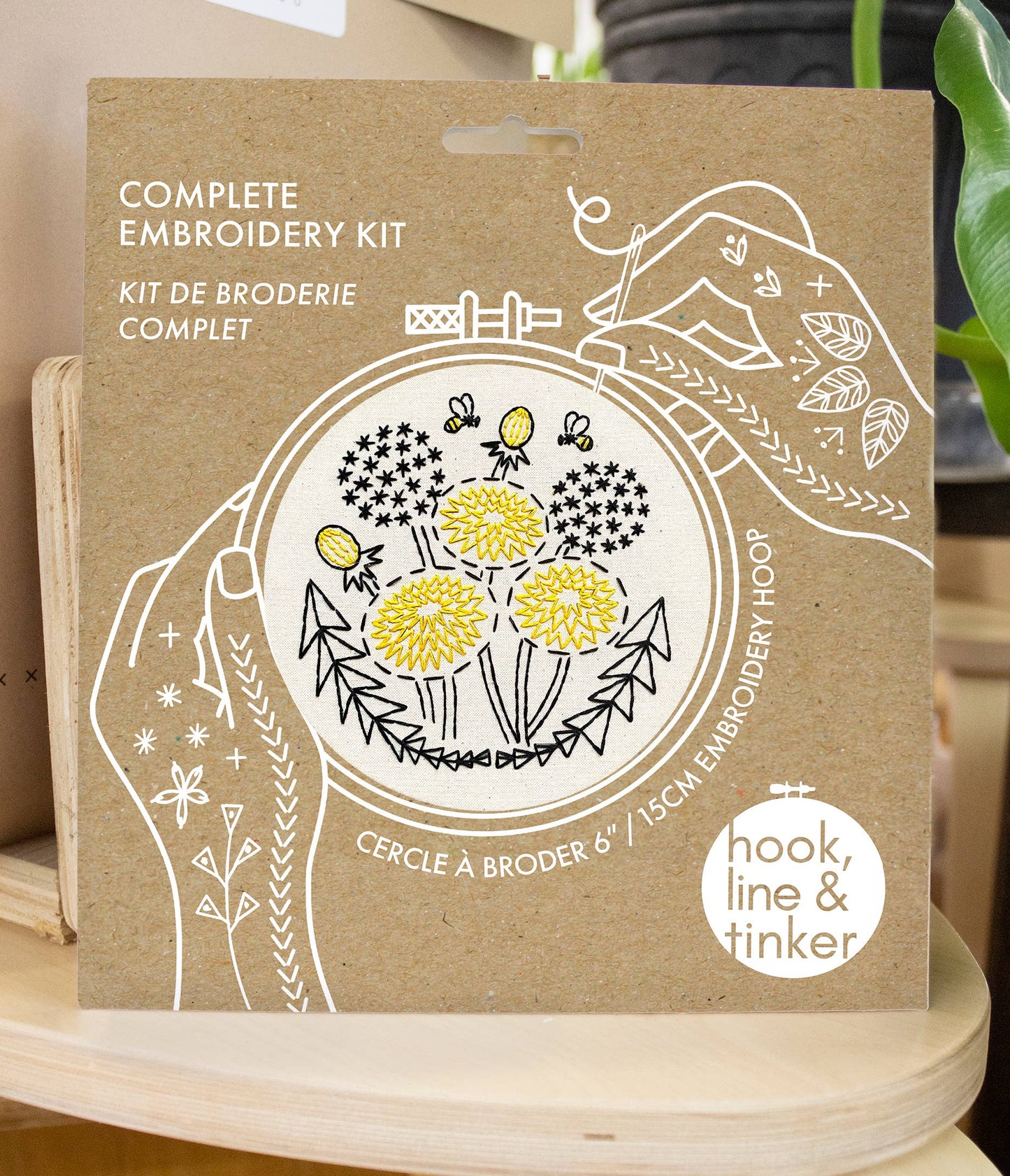 Dandelion Embroidery Kit