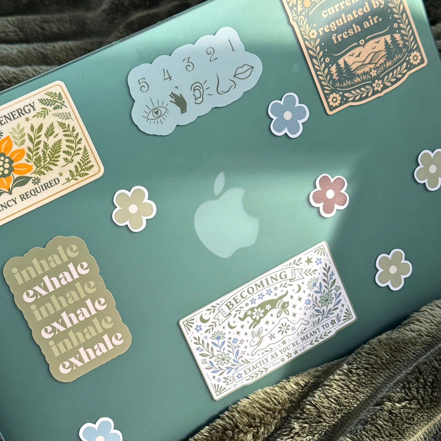 Becoming Affirmation Sticker | Mental Health Gifts | Rabbit