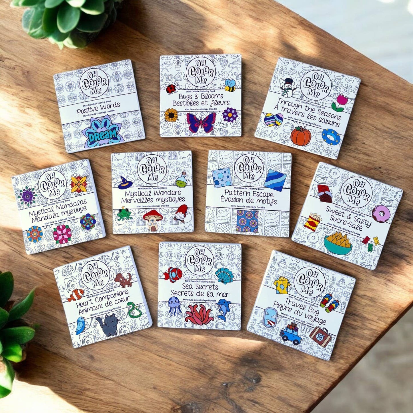 Bugs and Blooms Mini Coloring Book