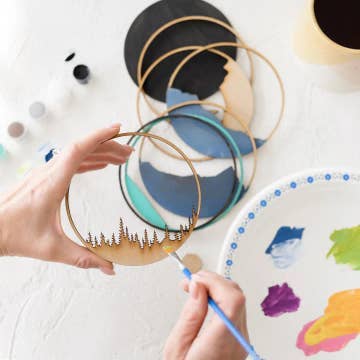 Dog Paw Shadow Box (DIY Acrylic Painting Kit)