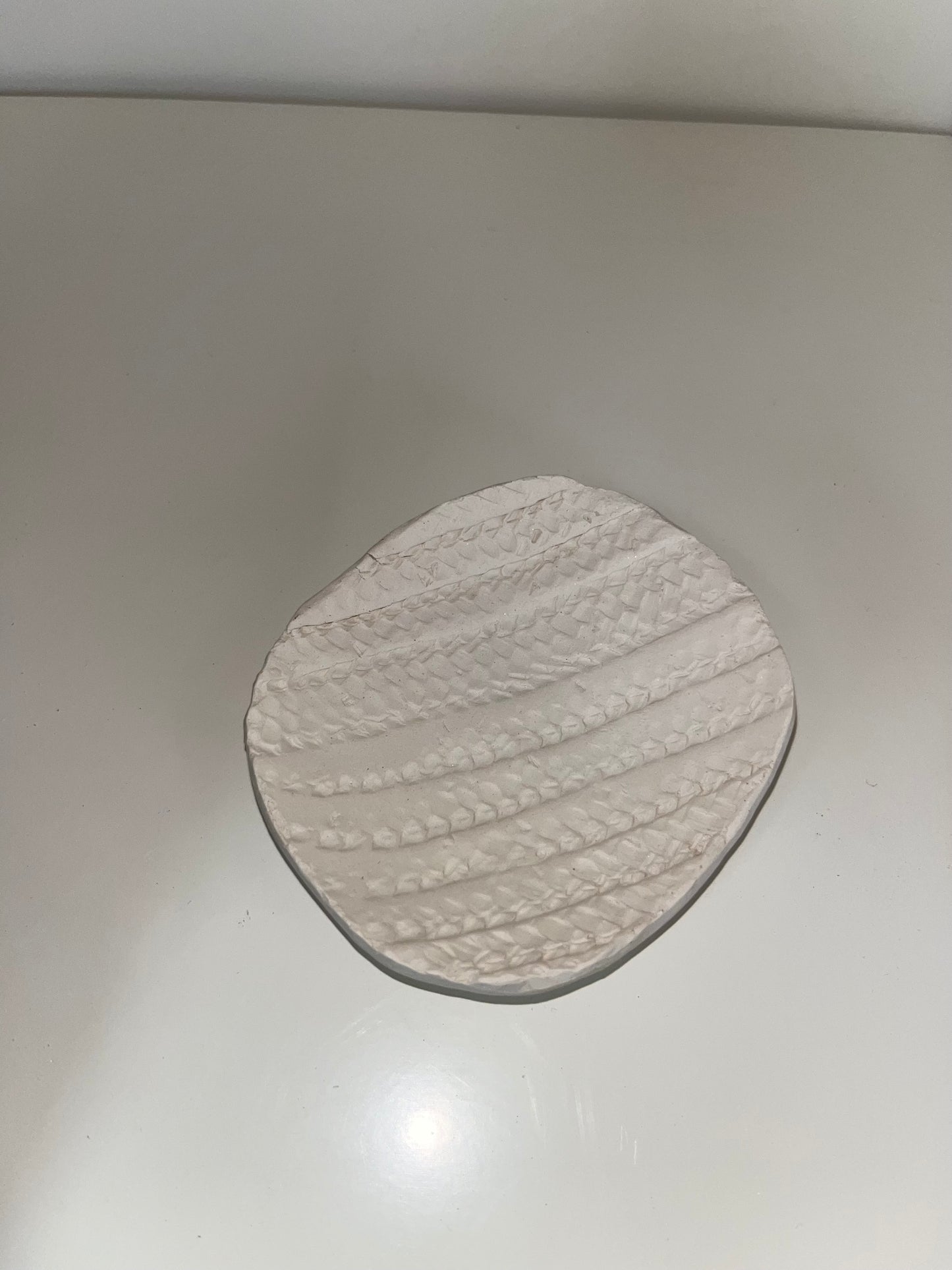 3" Trinket Dish Ceramic Bisque