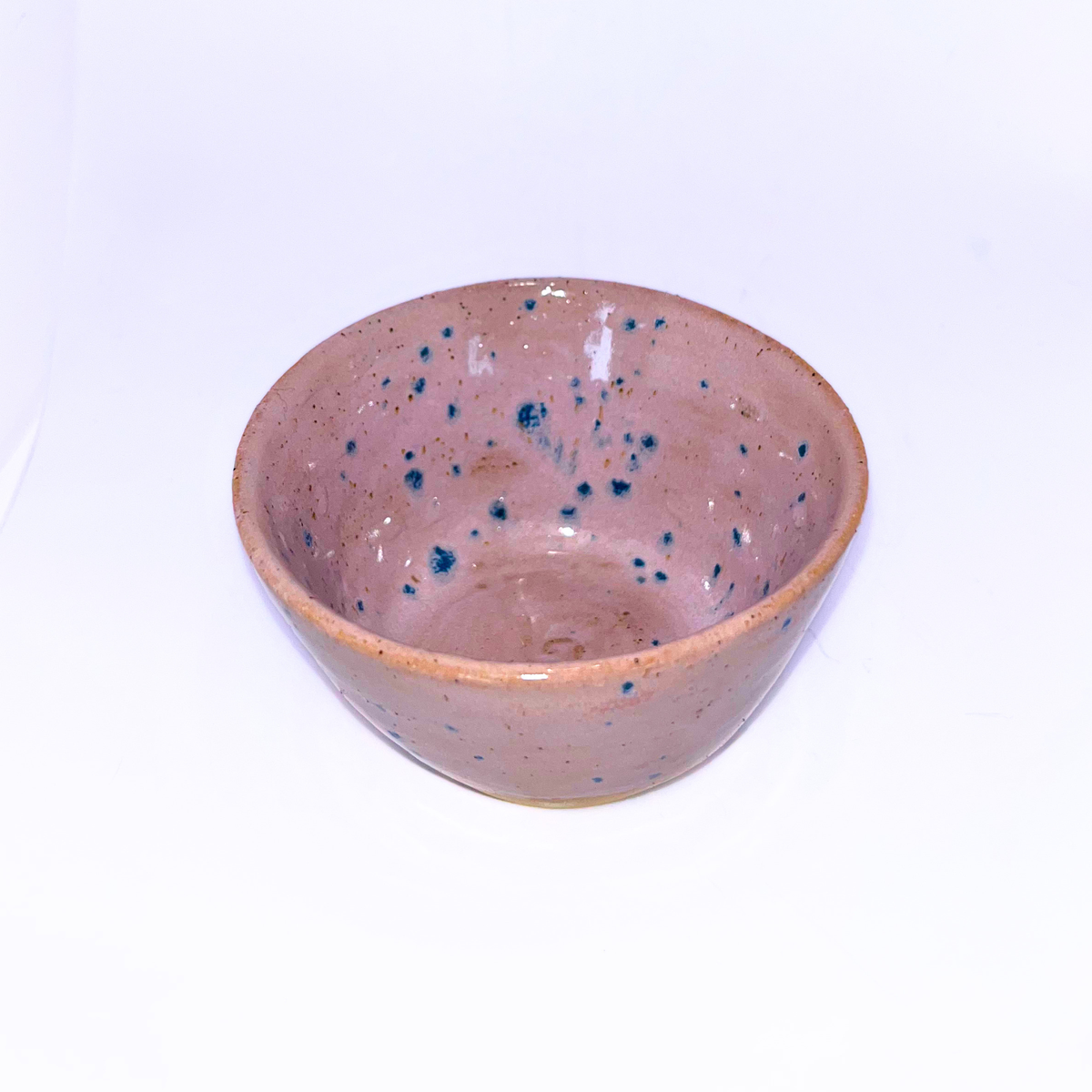 3" Pottery Bowl - Light Purple Speckle