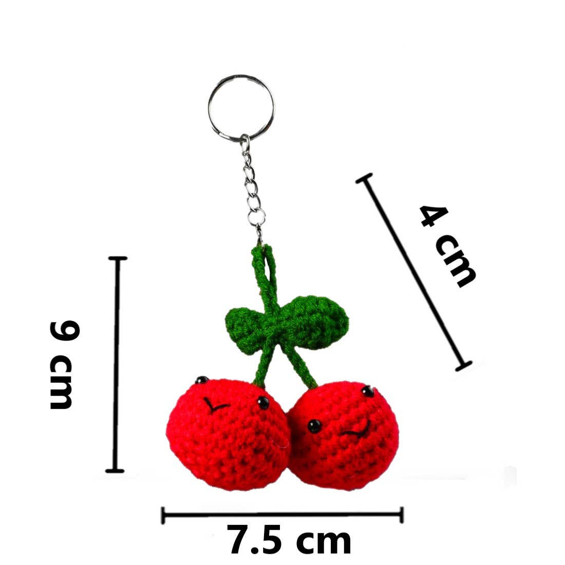 Cherries Keychain Crochet Kit