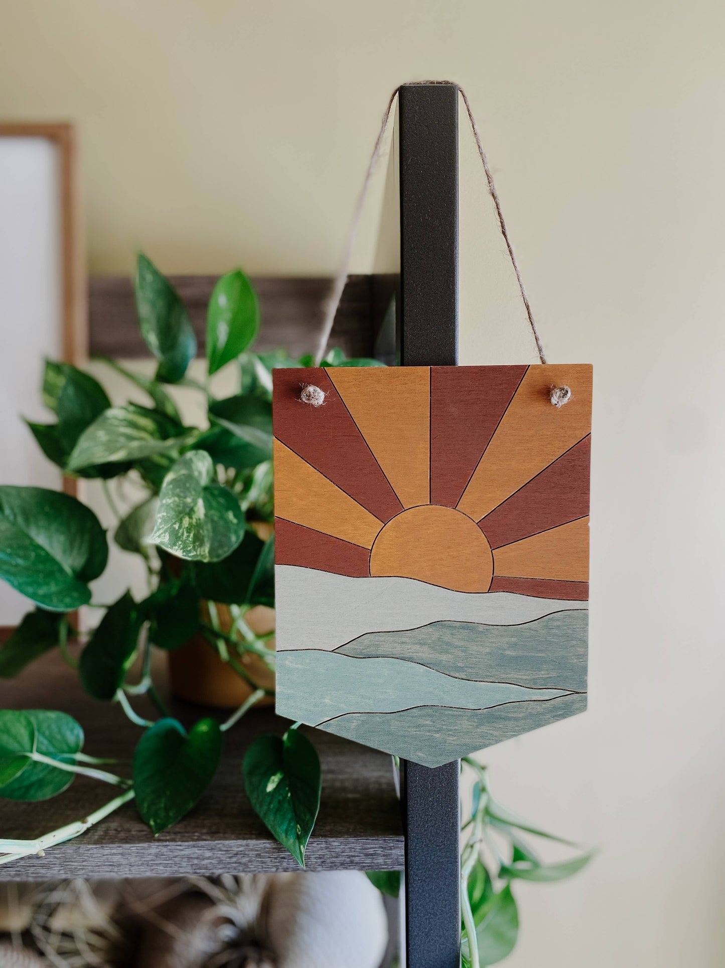 Vintage Sunset (DIY Stain by Numbers Kit)