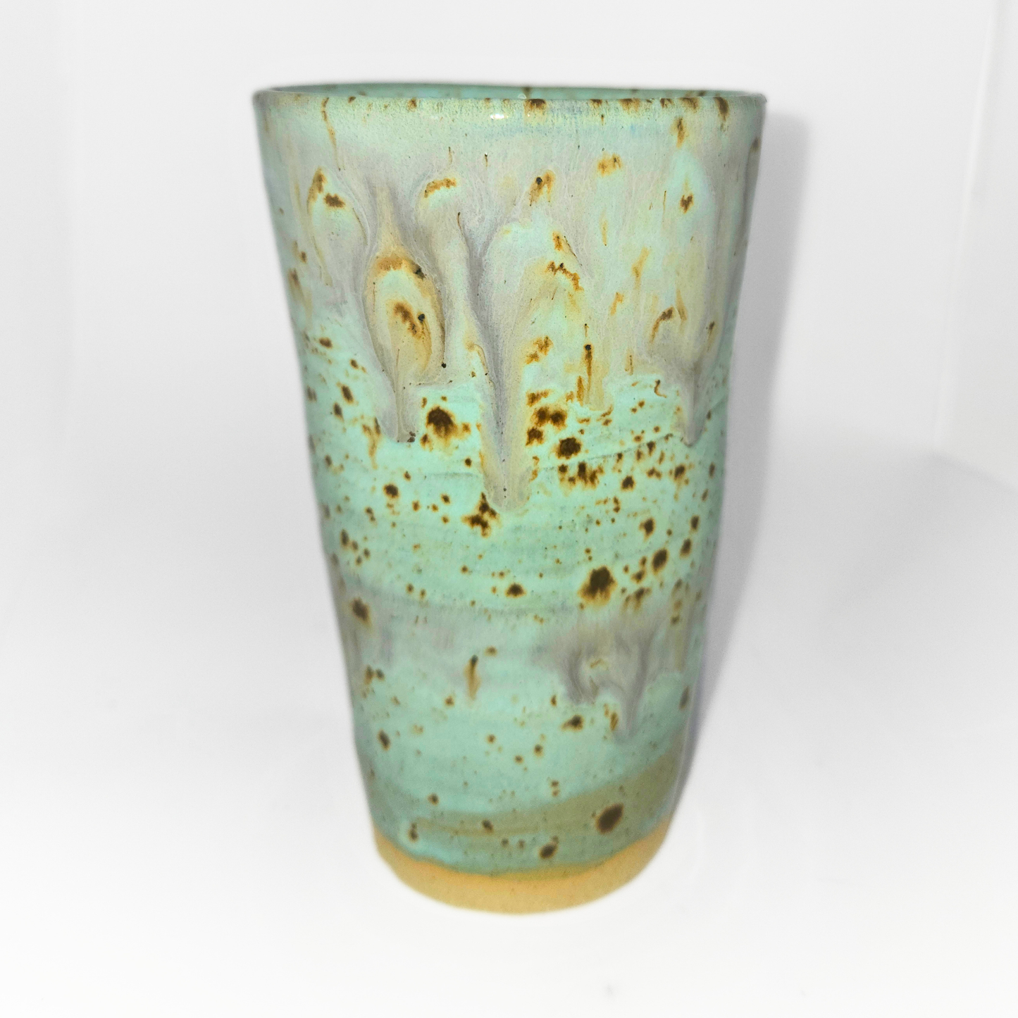 4.5" Pottery Cup - Blue