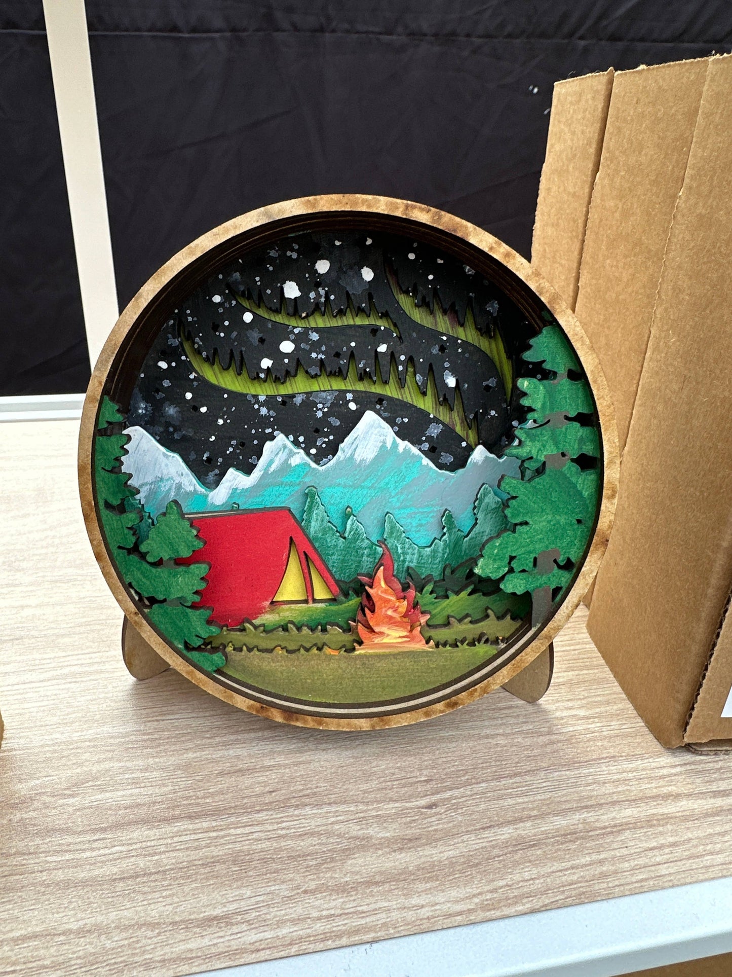 Summer Nights Shadow Box (DIY Acrylic Painting Kit)
