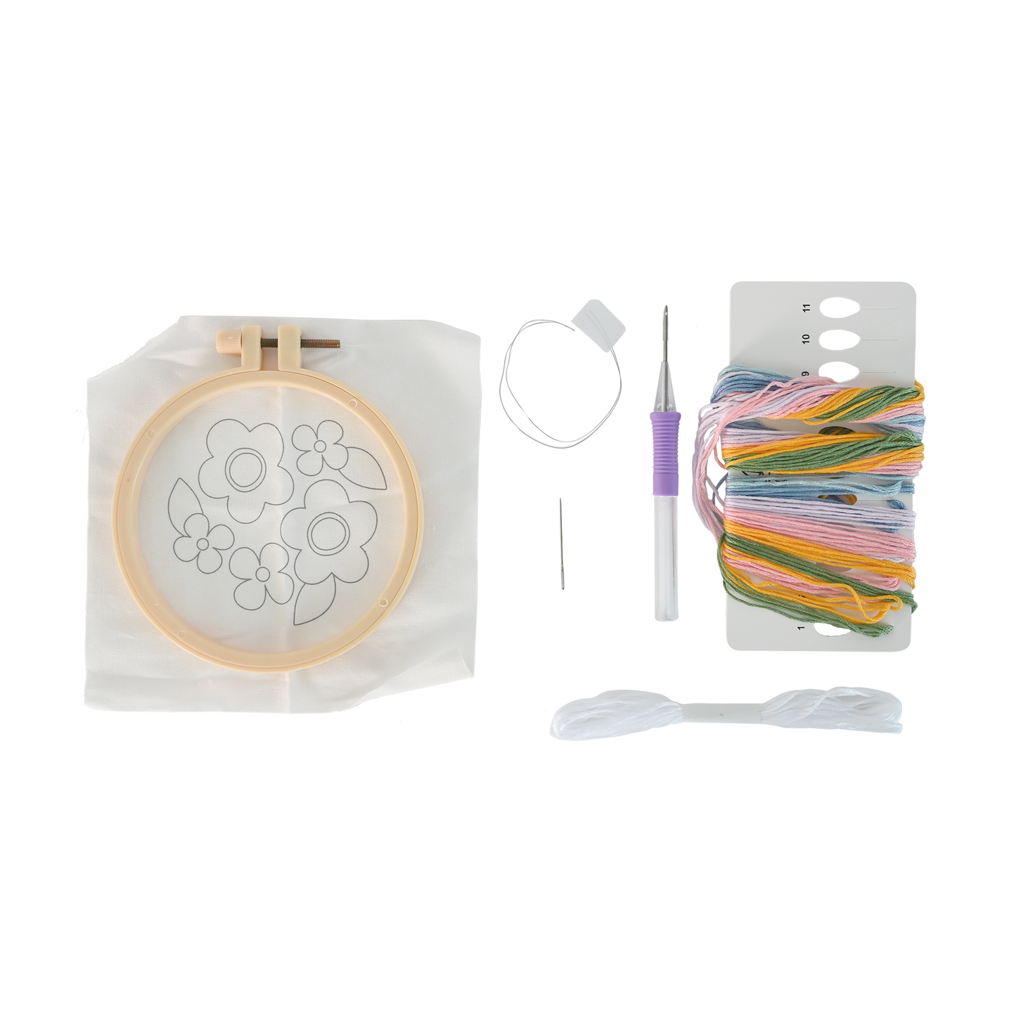 Meadow Flowers Punch Needle Kit