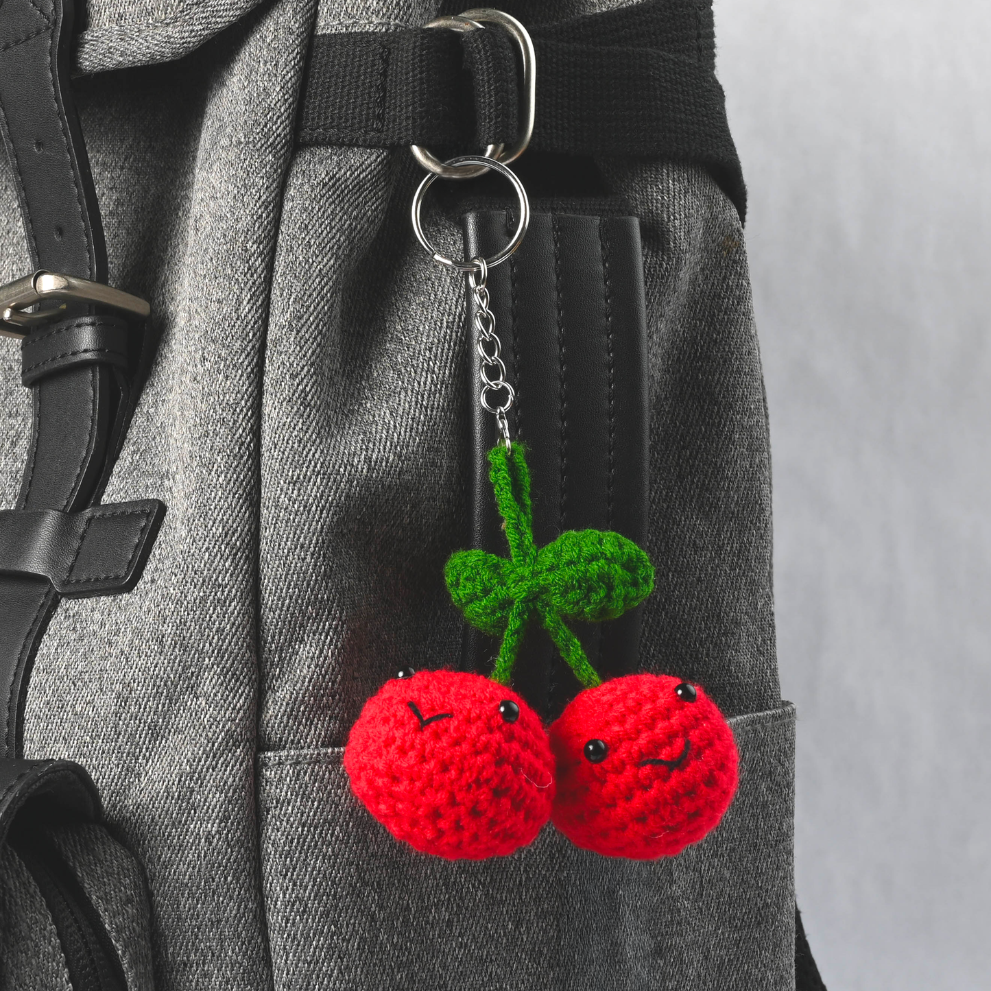 Cherries Keychain Crochet Kit