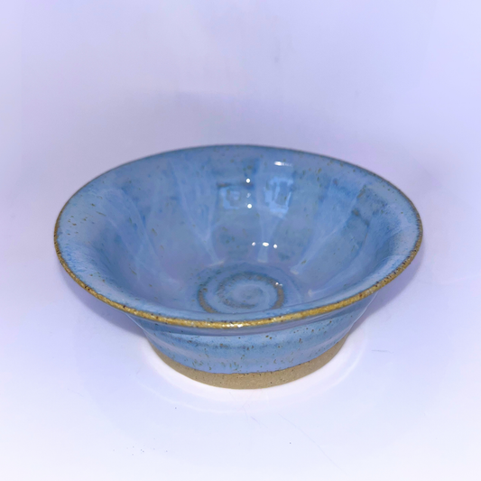 4" Pottery Dish - Blue