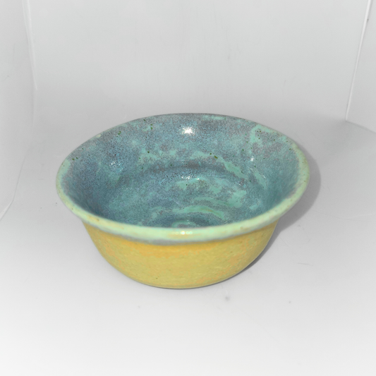 4" Pottery Trinket Bowl - Blue