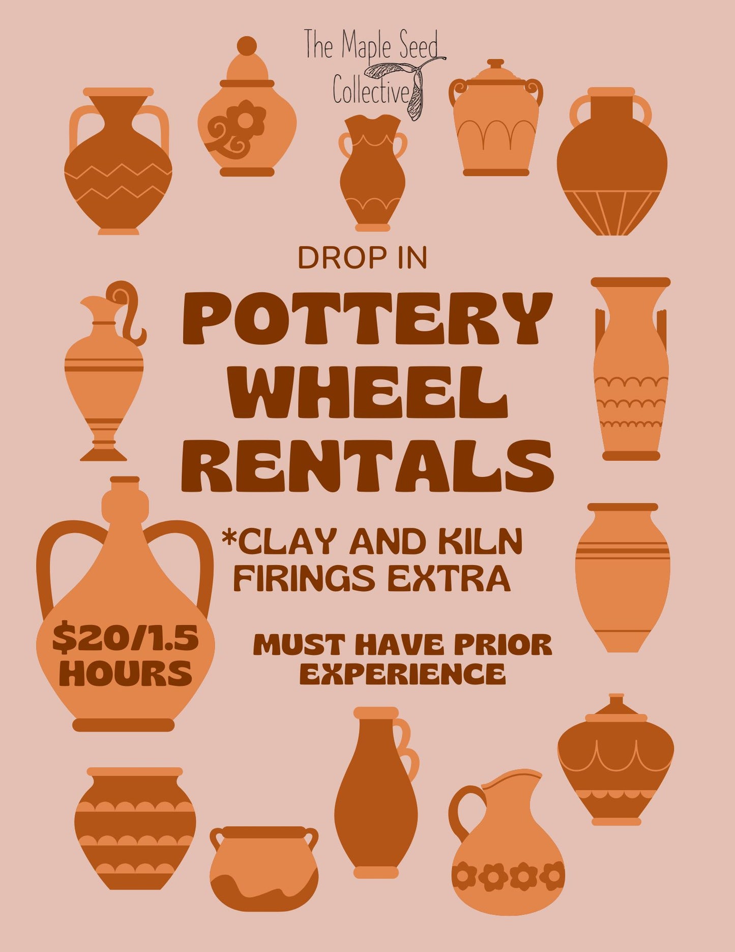 Pottery Wheel Throwing Rental