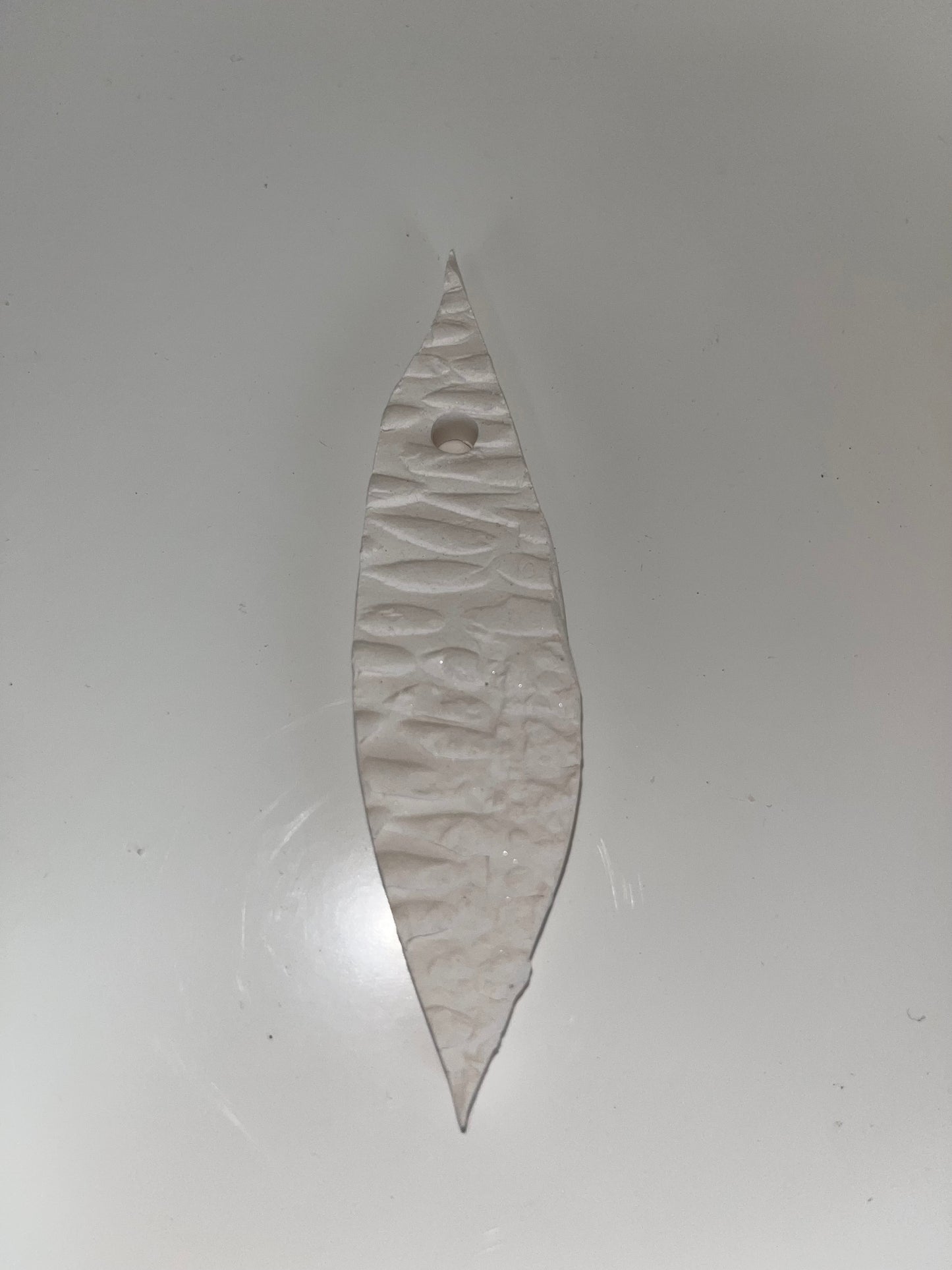 Teardrop Ornaments Ceramic Bisque