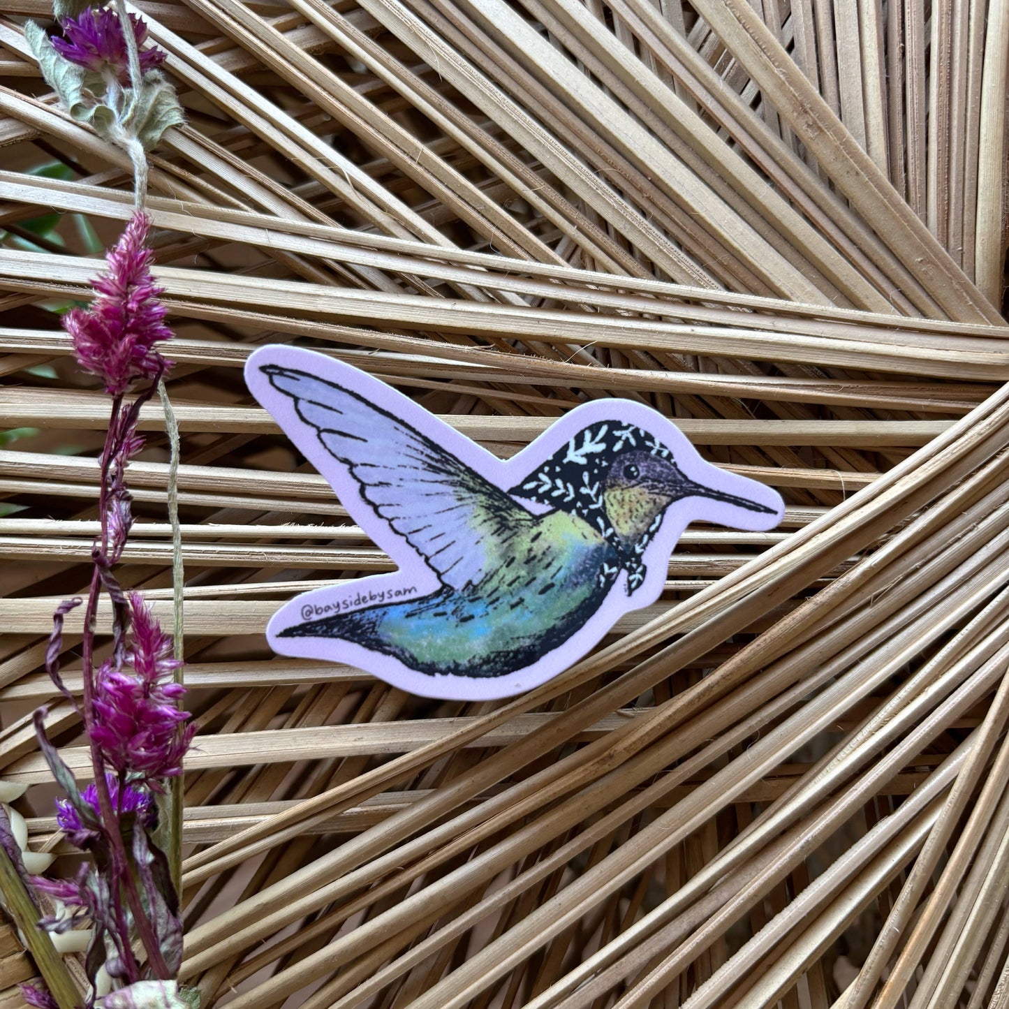 Nonna Hummingbird Sticker 