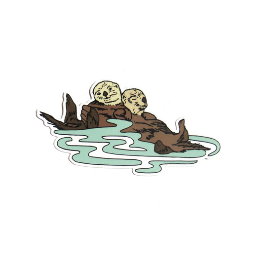 Otters Sticker