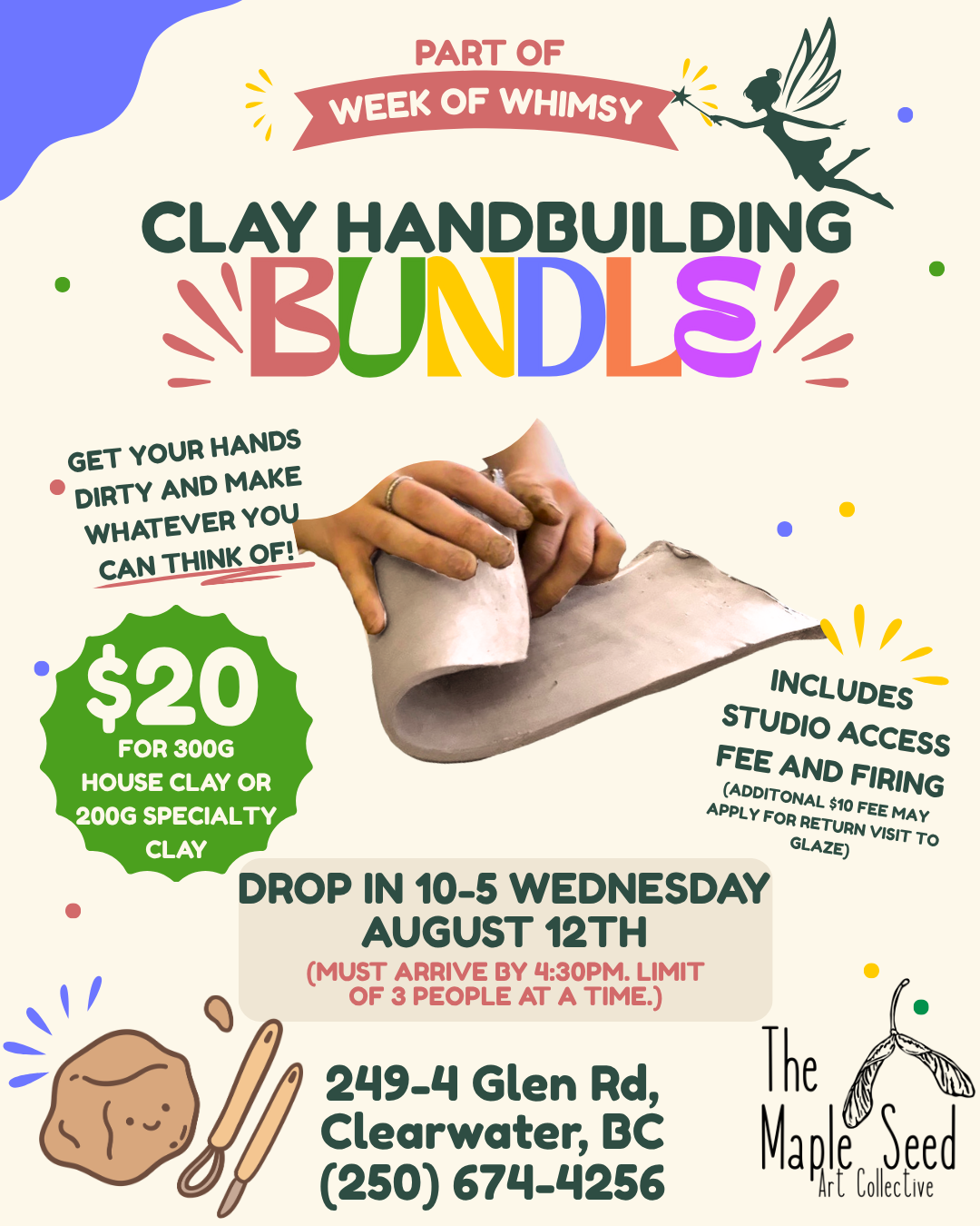 Whimsy Clay Handbuilding Bundle
