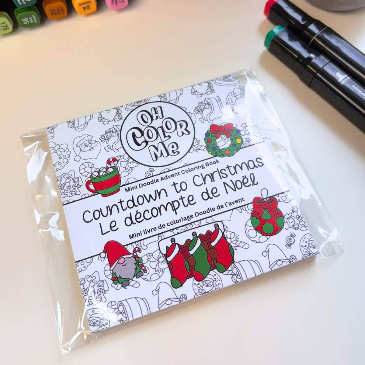 Advent Mini Coloring Book Countdown to Christmas