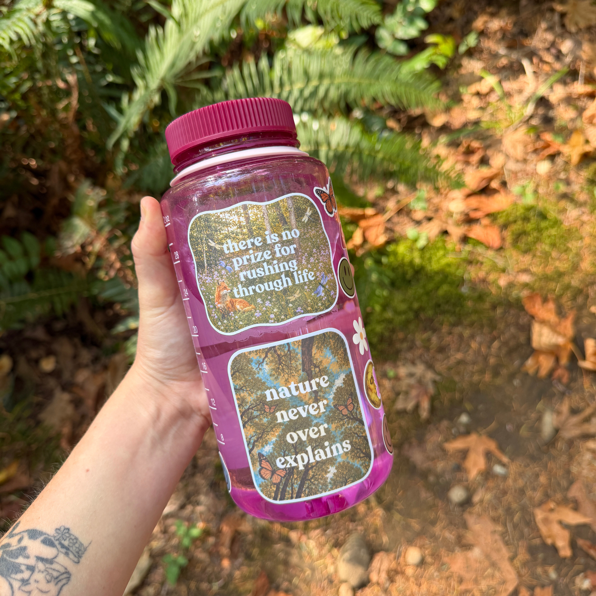 There Is No Prize for Rushing – Slow Living Sticker