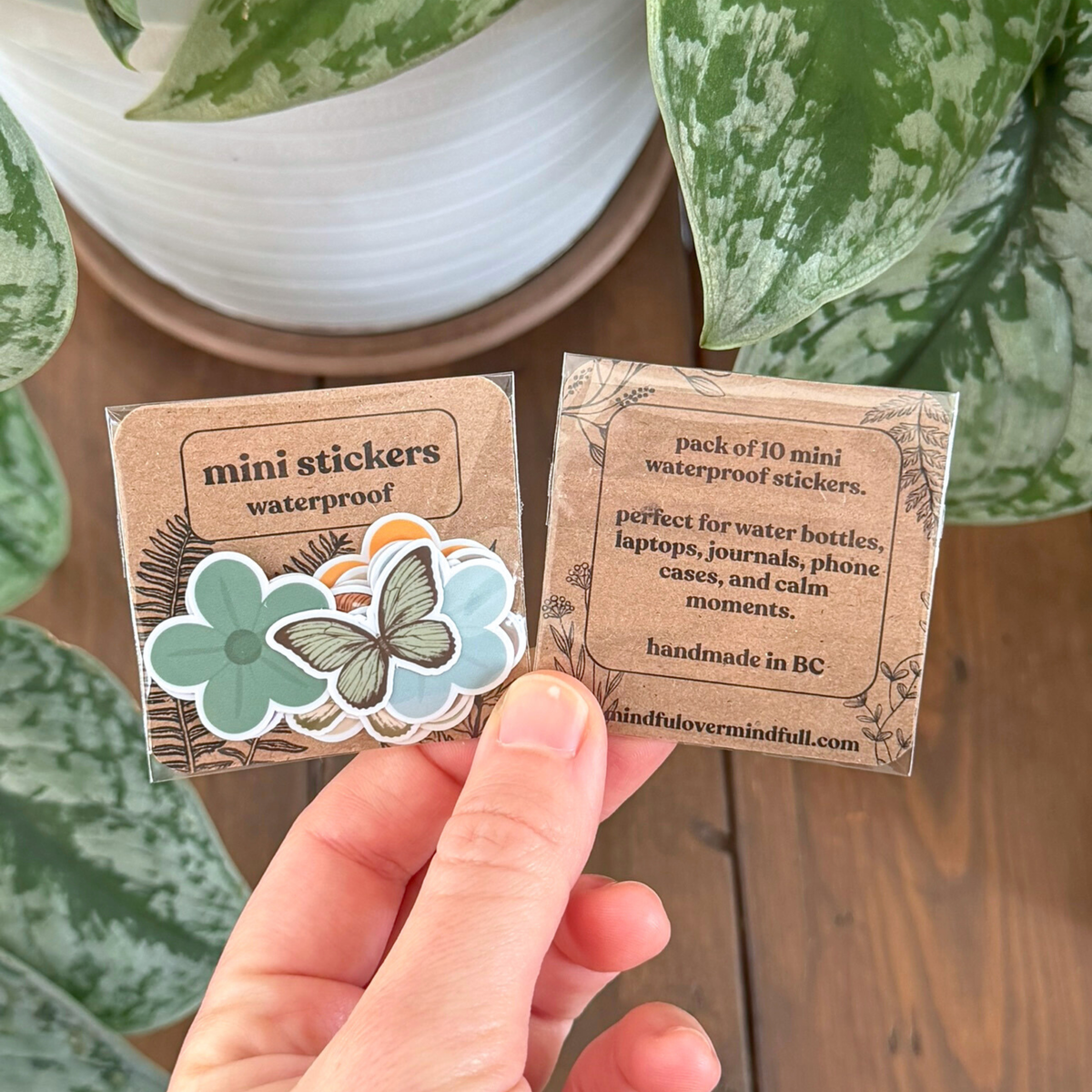 Mini Flower & Butterfly Stickers | Spring Sticker Pack