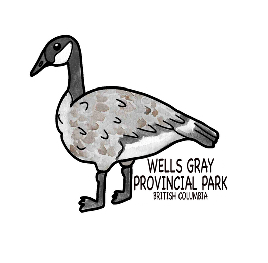 Wells Gray Goose Sticker