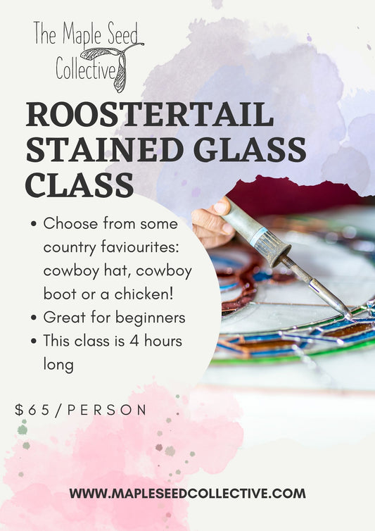 Roostertail Stained Glass Class