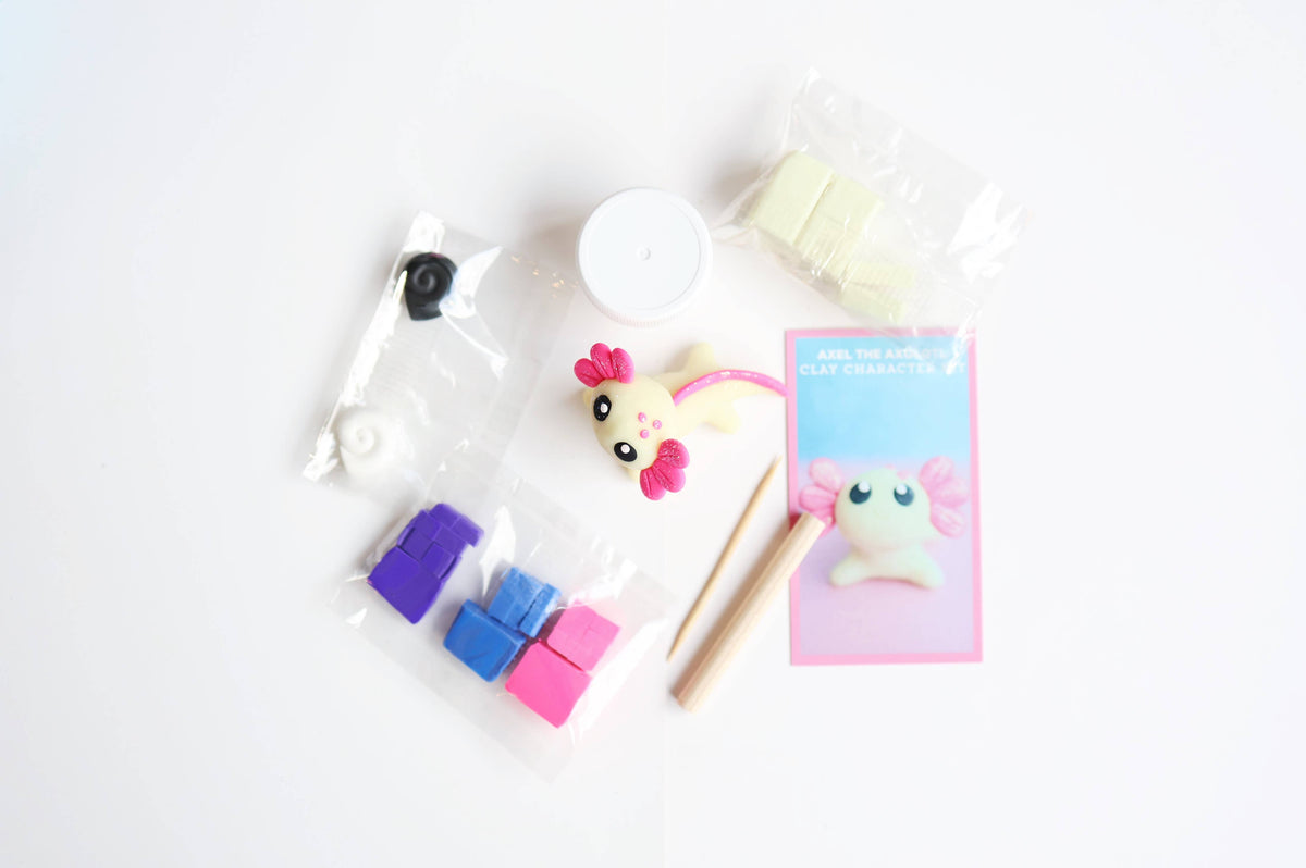 Axel the Axolotl Polymer Clay Kit