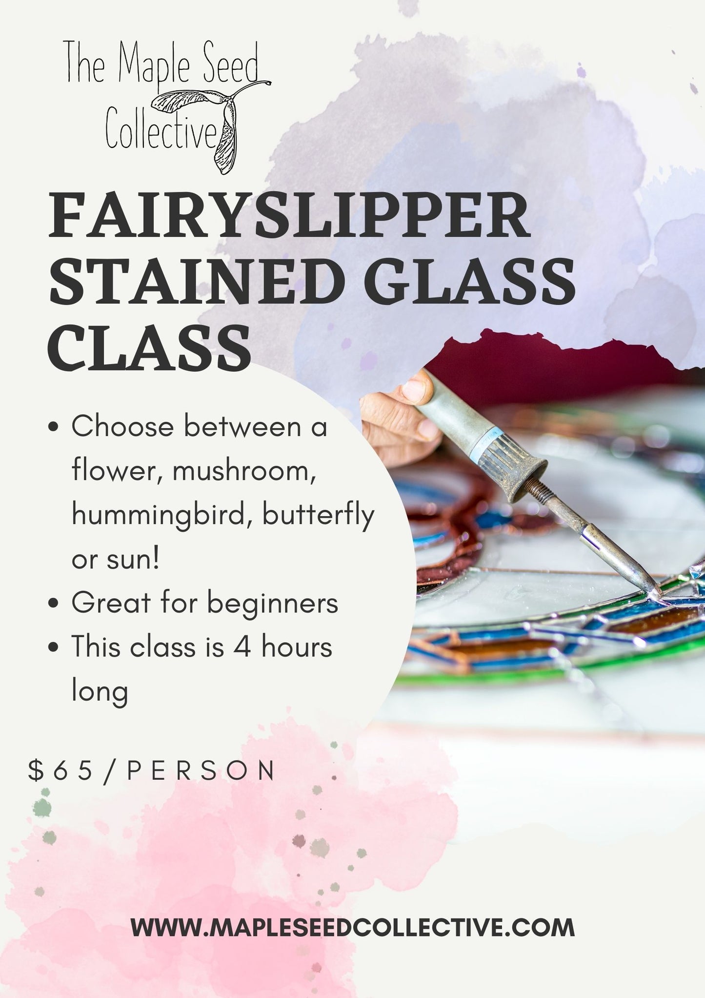 Fairyslipper Stained Glass Class