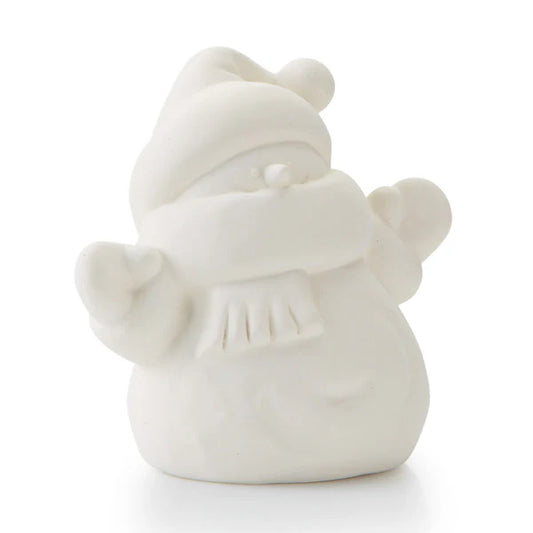 Snowman Ceramic Bisque