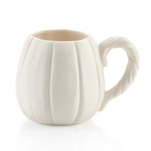 Pumpkin Mug Ceramic Bisque